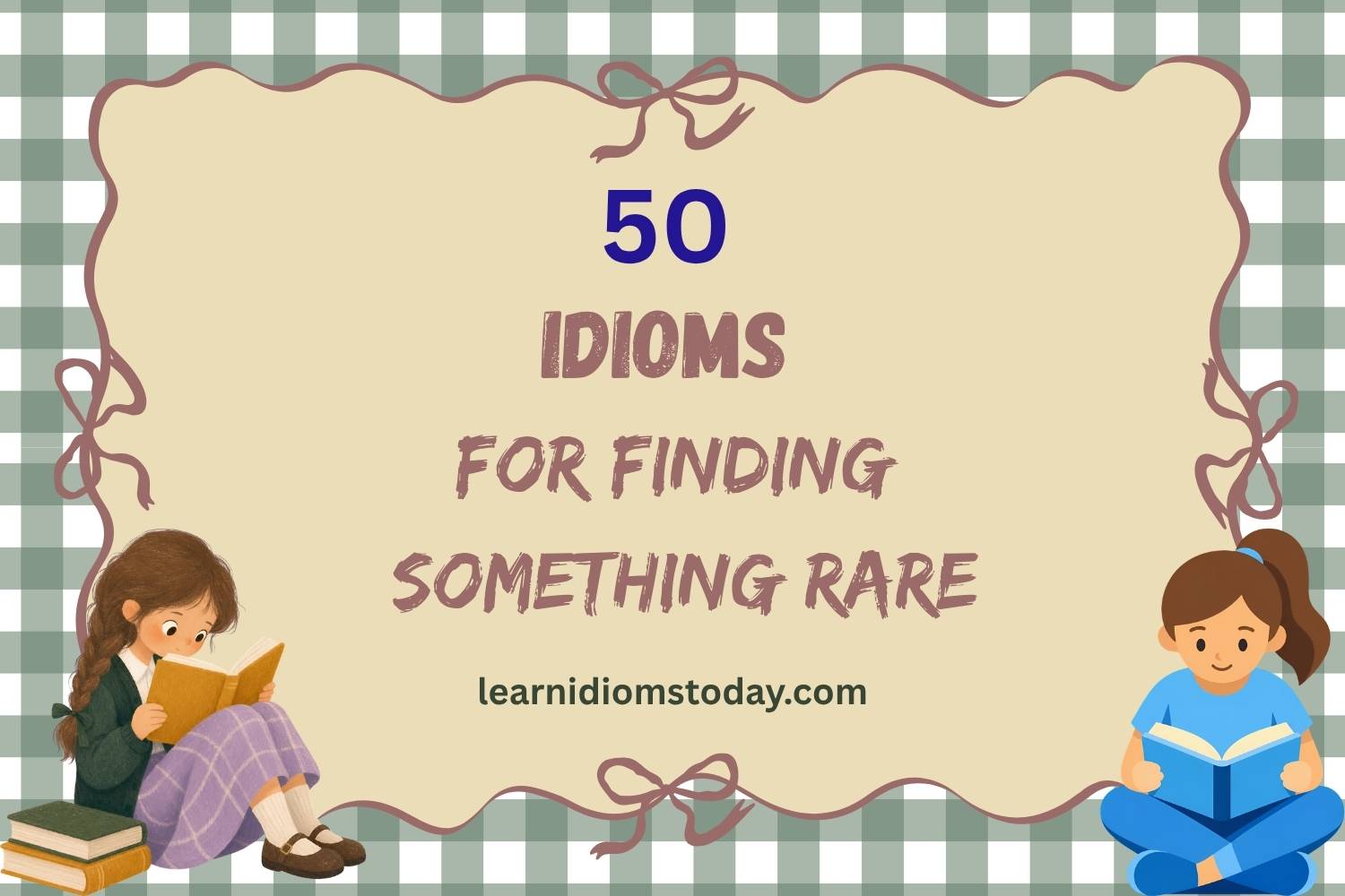 idioms for finding something rare