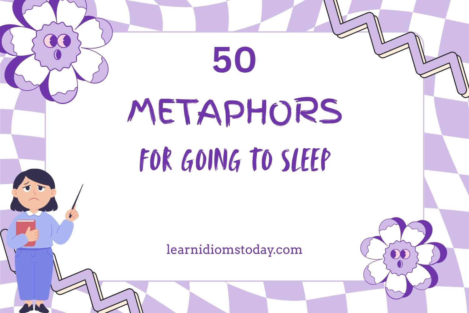 metaphors for going to sleep
